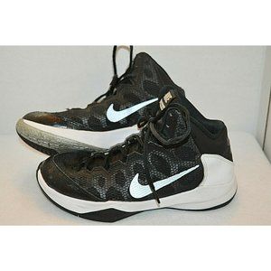 Nike Zoom Without A Doubt Men's 749432-002 Black White Basketball Shoes Size 8